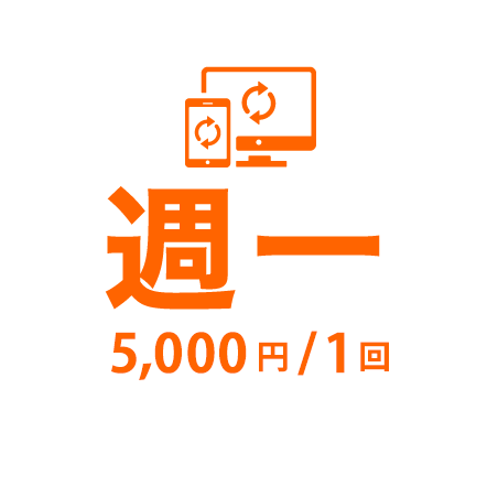 4,000円/1回 週一