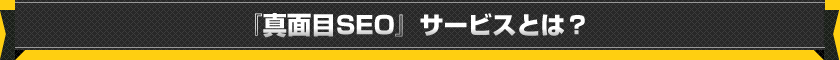 『真面目SEO』サービスとは?